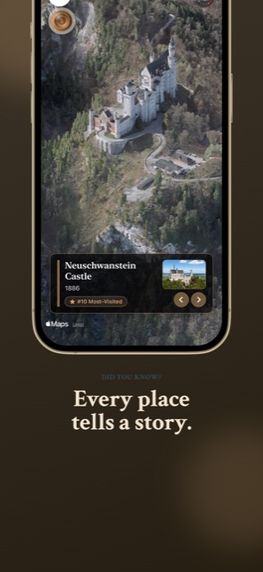 Every place tells a story — Neuschwanstein Castle most-visited card